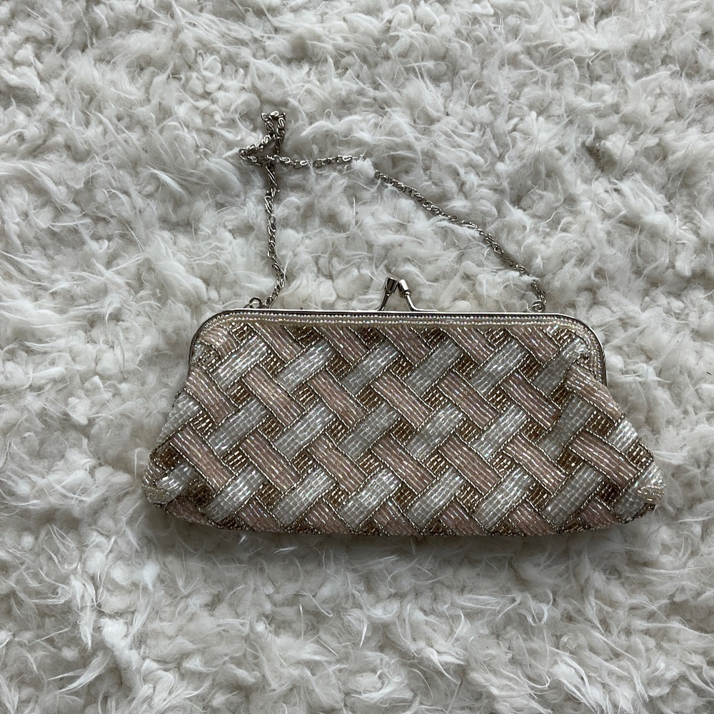 Mono couture beaded purse